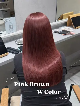 ロング カラー 梅田 / ハイトーン Shionのヘアスタイル