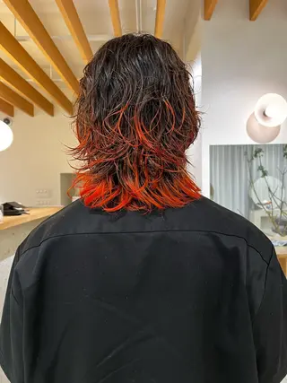 ショート カラー miwa Yuma /メンズパーマのヘアスタイル