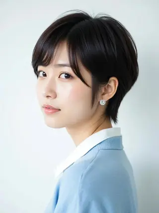 ショート 女髮所属・女髪 〜MEGAMI〜のヘアスタイル