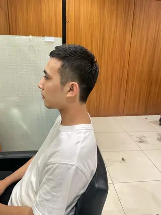 ショート メンズ 髙田 千華 髪質改善ストレートのヘアスタイル