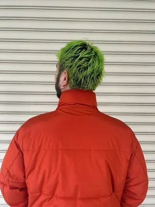 ショート カラー パーマ メンズ BRUNTJET所属・MAEDA MADOKAのヘアスタイル