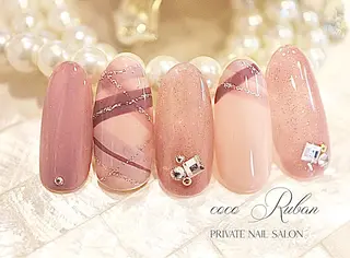 ネイル 自爪育成ネイルサロン ココリュバンのネイルデザイン