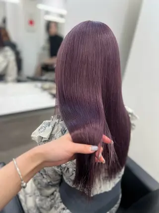 ロング maya レイヤーカットのヘアスタイル