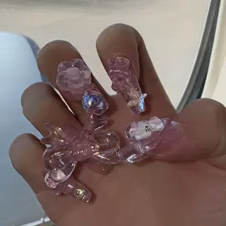 ネイル RIEKO🍒 ワンホン♡推しネイルのネイルデザイン