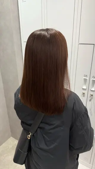 ミディアム カラー ヘアアレンジ 💎韓国ヘア/ 艶カラー💎souのヘアスタイル