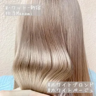 セミロング 新宿駅近♡友達とOK 🦋W -ワット -のヘアスタイル