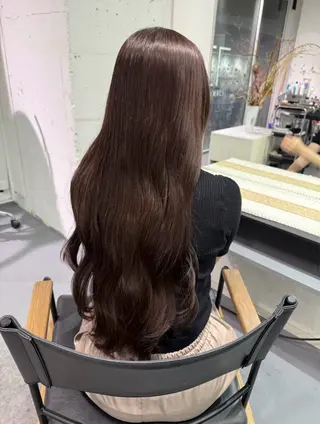 ロング 八村 一花のヘアスタイル