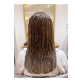 セミロング カラー MASA .のヘアスタイル