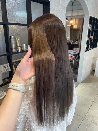 ロング カラー 髪質改善カラー🫧 横浜/liberteのヘアスタイル