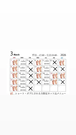 ショート カラー ヤマザキ アヤメ 【シベルバレー横浜】のヘアスタイル