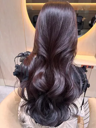 カラー ❤️ブリーチなし💚 ダブルカラー平野実花のヘアスタイル