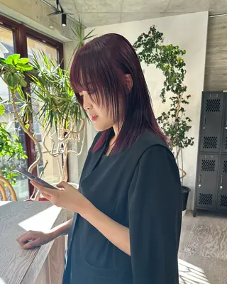 カラー ササキカズマ〻透明感 〻色落ち〻赤み消しのヘアスタイル