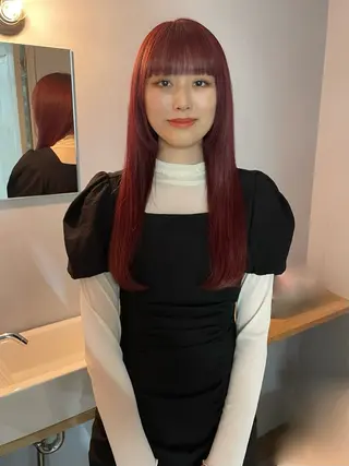 ロング ボブカットモデル/パ ーマ/harunaのヘアスタイル