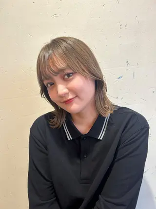 ミディアム dulce oro所属・円山/ブリーチ/暖色 Kiriのヘアスタイル