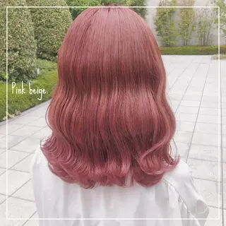 セミロング カラー ヘアアレンジ 💕ブリーチ/ヘアメ 🎀YUUKAのヘアスタイル