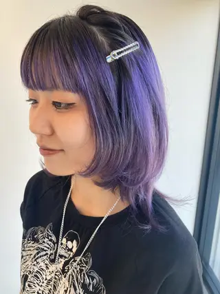 ミディアム mement所属・細 ほたるのヘアスタイル