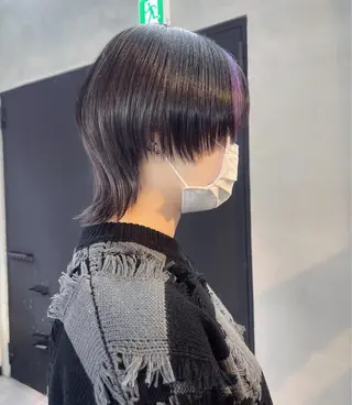 ショート 柏 ウルフ/レイヤー 田中佐和🐺のヘアスタイル