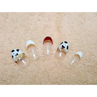 ネイル 痛ネイル/ワンホン/ フィルイン/長さだしのネイルデザイン