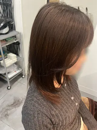 ミディアム Rubik's×Balance天王寺×ミルボンAujua認定サロン所属・miu / Balance天王寺のヘアスタイル