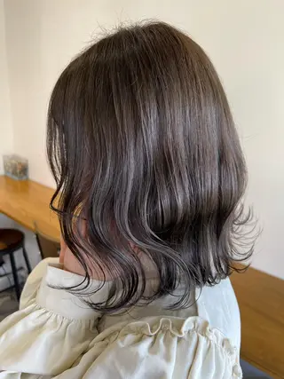 ミディアム カラー ヘアアレンジ 金子 廉のヘアスタイル