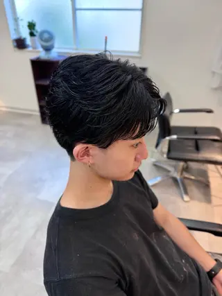 パーマ メンズ 韓国ヘア特化/メンズ パーマ/千葉駅/下田のヘアスタイル