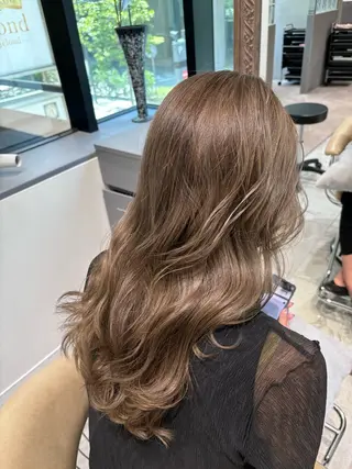 ロング 顔周り\エクステ\ 透明感カラー\まりんのヘアスタイル