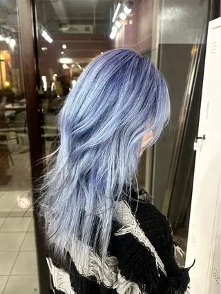 セミロング ブリーチ人気No.1 MANATO🎨🌈のヘアスタイル