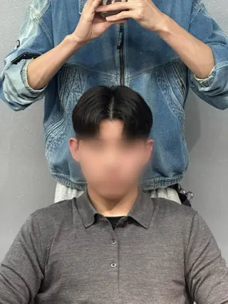 パーマ メンズ 梅田/パーマ/ 韓国メンズヘア/ハタのヘアスタイル