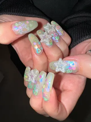 ネイル AOI✩⡱ y2kネイルのネイルデザイン