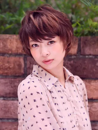 ショート カラー 吉祥寺aivee 若手注目スタッフのヘアスタイル