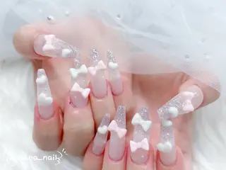 ネイル MoMoA Nail ネイル長さ出し専門店のネイルデザイン