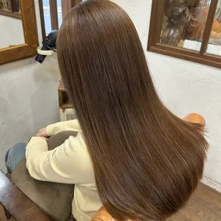 ロング カラー 徳 永のヘアスタイル