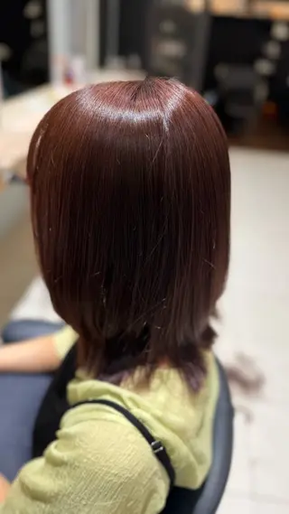 カラー 田中 璃乃のヘアスタイル