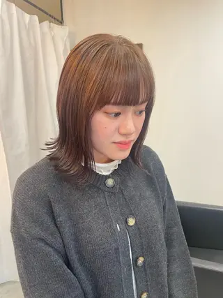 ミディアム 顔周りカット 🎀サヤカ🎀のヘアスタイル