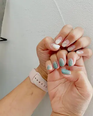 ネイル 甲府市徳行 🧸prunelleのネイルデザイン