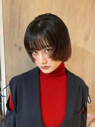 ショート カラー 増井 彩乃のヘアスタイル