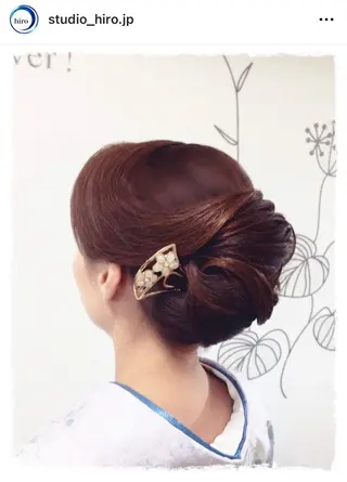 ロング 京都.祇園セットサロン:スタジオ ヒロ【Studio hiro】所属・ヒロ(hiro) •スタジオヒロのヘアスタイル