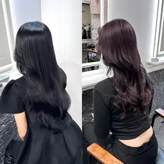 ロング 透明感カラー❄️要 半個室×マンツーマンのヘアスタイル