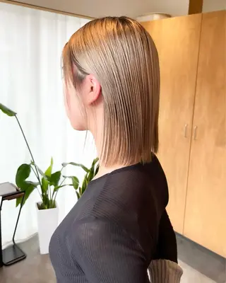 セミロング ボブ/艶カラー 鎌倉/MIHO🌼のヘアスタイル