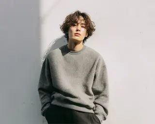 ショート パーマ メンズ ツイスパ/波巻き対応 メンズ特化　石川愛理のヘアスタイル