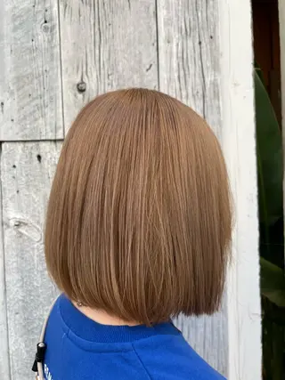 ミディアム カラー ブリーチカラー🦖 岡部木乃夏のヘアスタイル