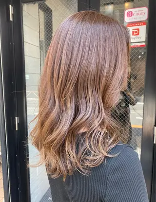 ミディアム カラー 🍓横浜/HUG/ はるか🎀♡のヘアスタイル