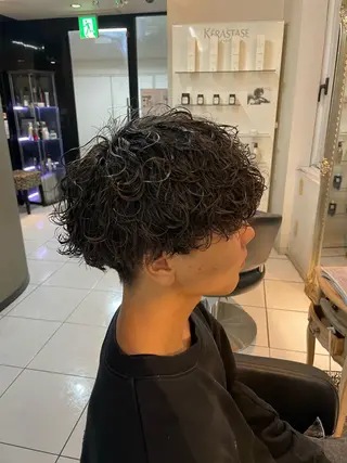 ショート カラー パーマ メンズ 🔥お値段以上🔥 メンズ特化たかひろのヘアスタイル