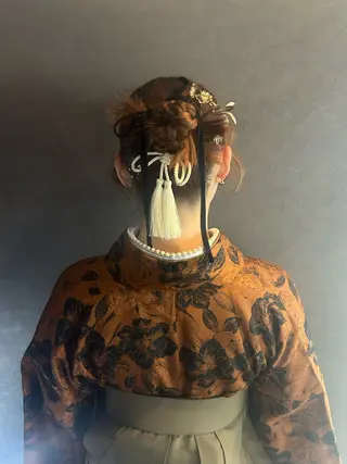 セミロング ヘアアレンジ ☕️結【suii.】 ボブ/ヘアセット☕️のヘアスタイル