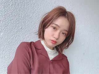 ミディアム カラー パーマ ヘアアレンジ 【公式】amble luxe池袋東口🩷のヘアスタイル