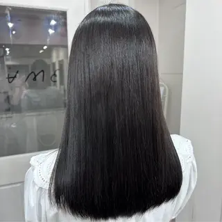 ミディアム カラー ハイトーン/ウルフ /エクステ/ましろのヘアスタイル