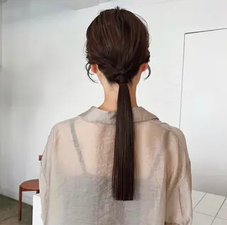 カラー ヘアアレンジ 林 妃和のヘアスタイル