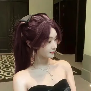 ロング カラー ヘアアレンジ 🫧‪🎀うる艶暖色 🏹Nanako🎀のヘアスタイル