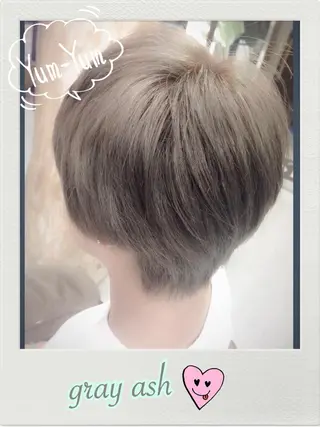 ショート カラー 韓国ヘア得意❤︎森澤 悠佳のヘアスタイル