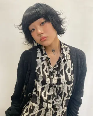 ショート カラー CACHÉ所属・大阪/堀江/ いわもと　りゅうやのヘアスタイル